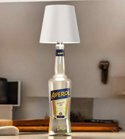 Flessenlamp LED Oplaadbaar Aluminium Tafellamp Voor Wijnfles Warm Licht