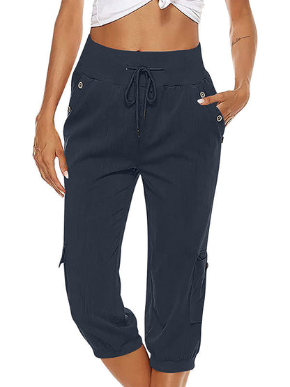 Dames Joggingbroek Elastisch Met Zakken Comfortabele Pasvorm