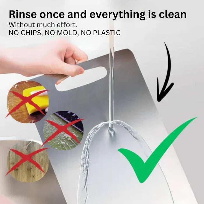 RVS Snijplank Van 100% 201 Roestvrij Staal Voor Hygiënisch En Duurzaam Keukengebruik professionele eenvoud in uw keuken