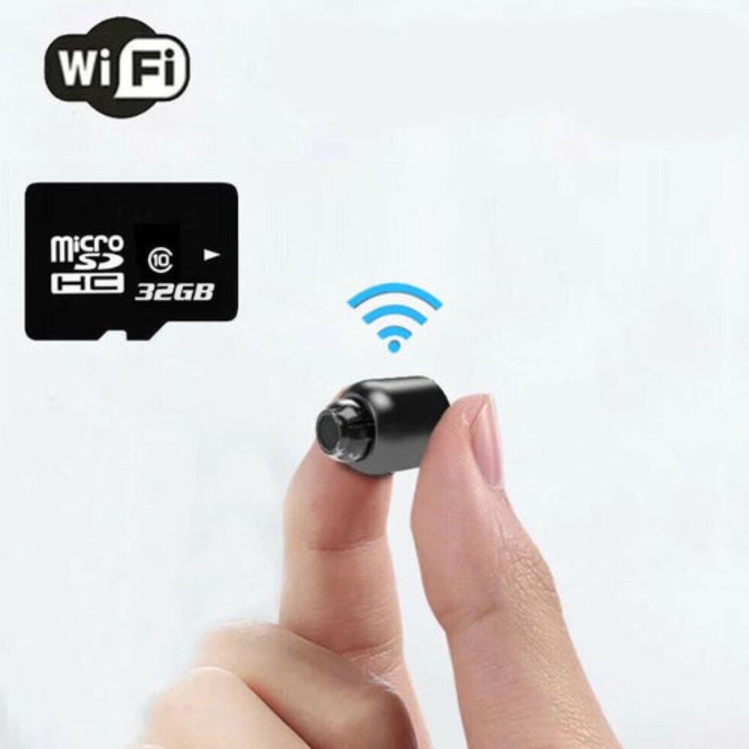 Compacte Bewakingscamera met Audio & Nachtzicht – WiFi & Hotspot