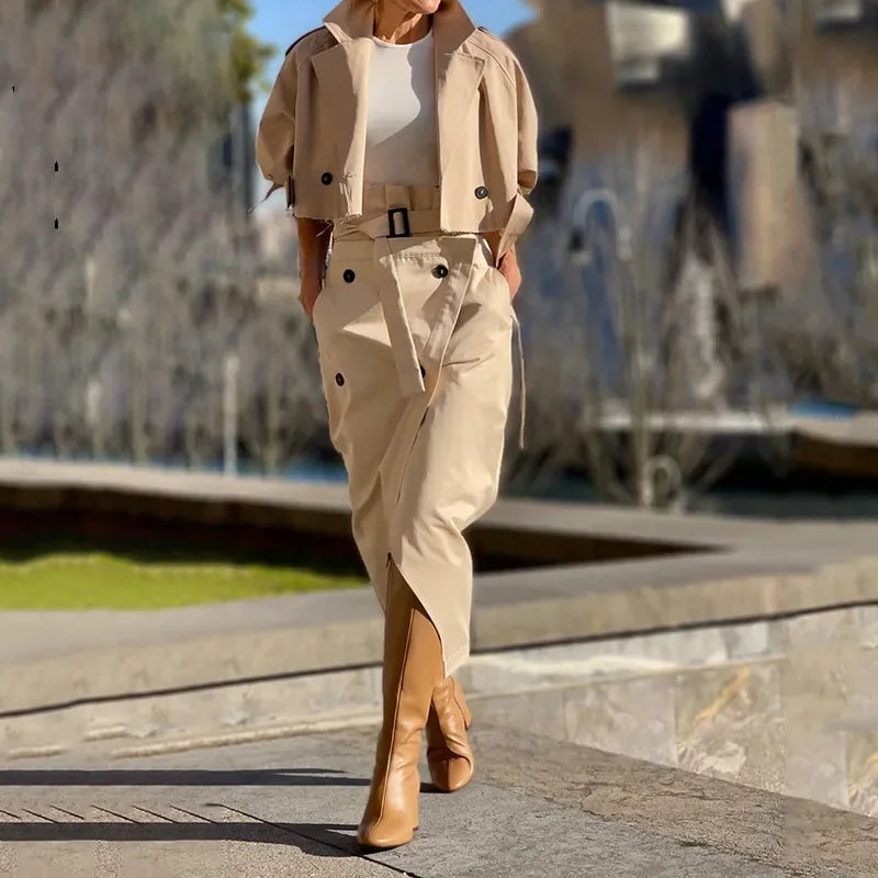 Zomerjurk Vrouwelijk Tweedelig Casual Set Jurk