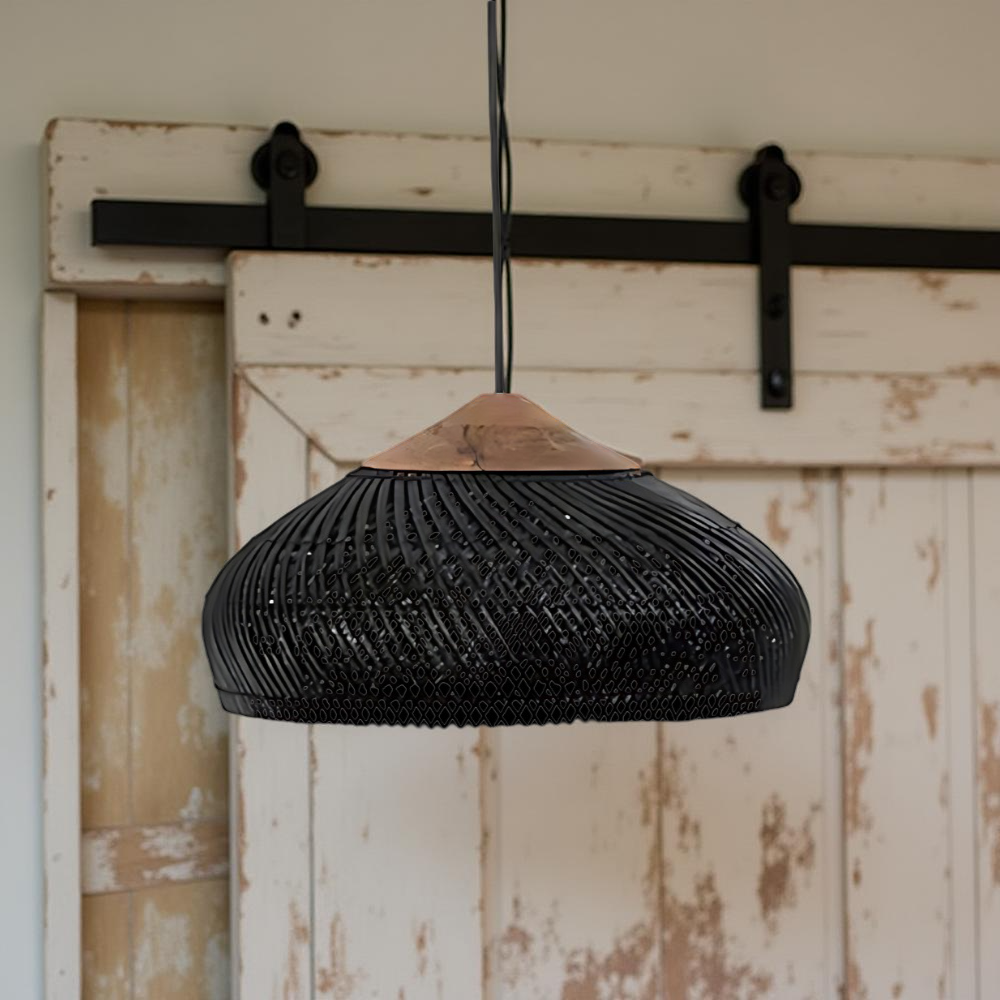 Hanglamp Rattan Bamboe Handgevlochten Bohemian Retro E27 Ø40 Ø60 Eetkamer