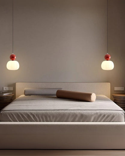 Art Deco Hanglamp Sculptuur met Warme Gloed voor Woonkamer Eetkamer