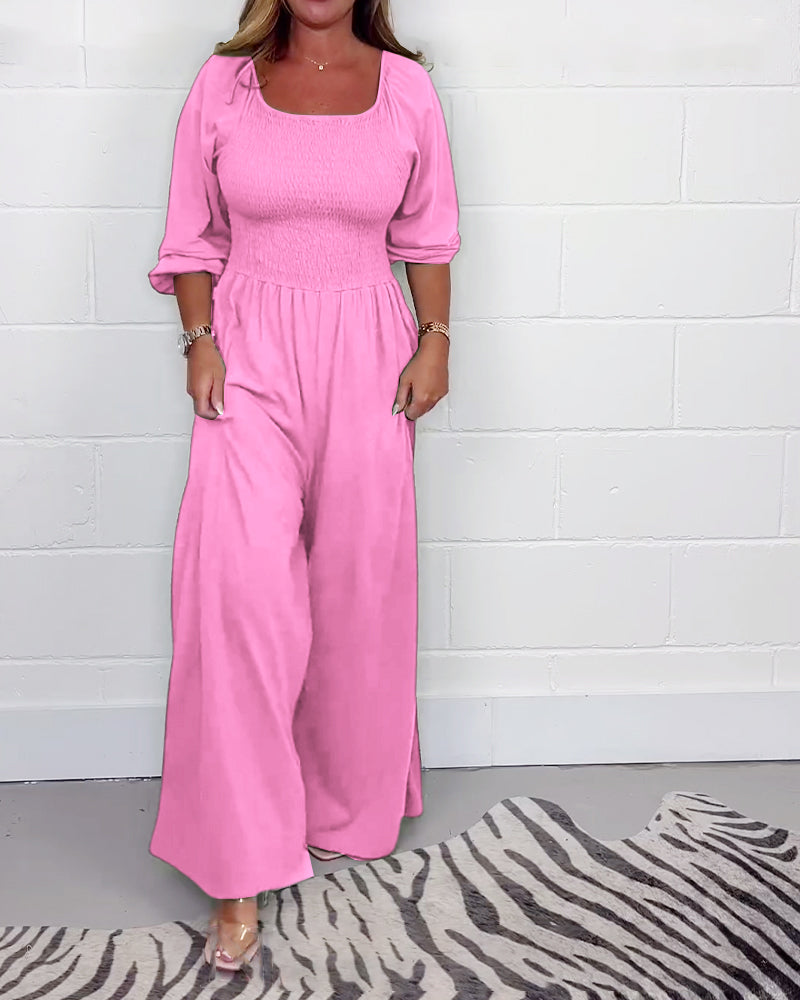 Katoenen Jumpsuit Tijdloos Comfy voor Vrouw