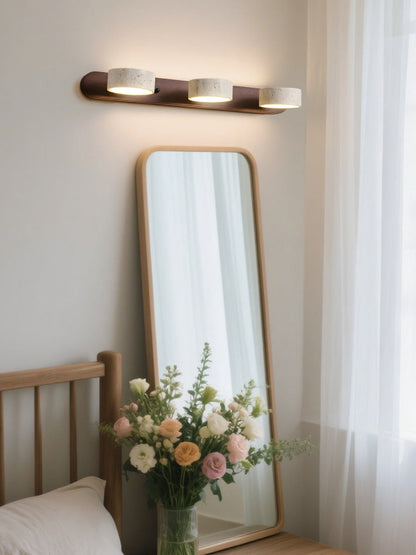 Wandlamp met meerdere lichtpunten natuursteen modern badkamerverlichting warmwit koelwit 2-3-4 lichts stenen armatuur