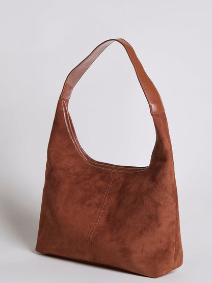 Vegan Leren Tote Tas Halfrond Stijlvol en Duurzaam