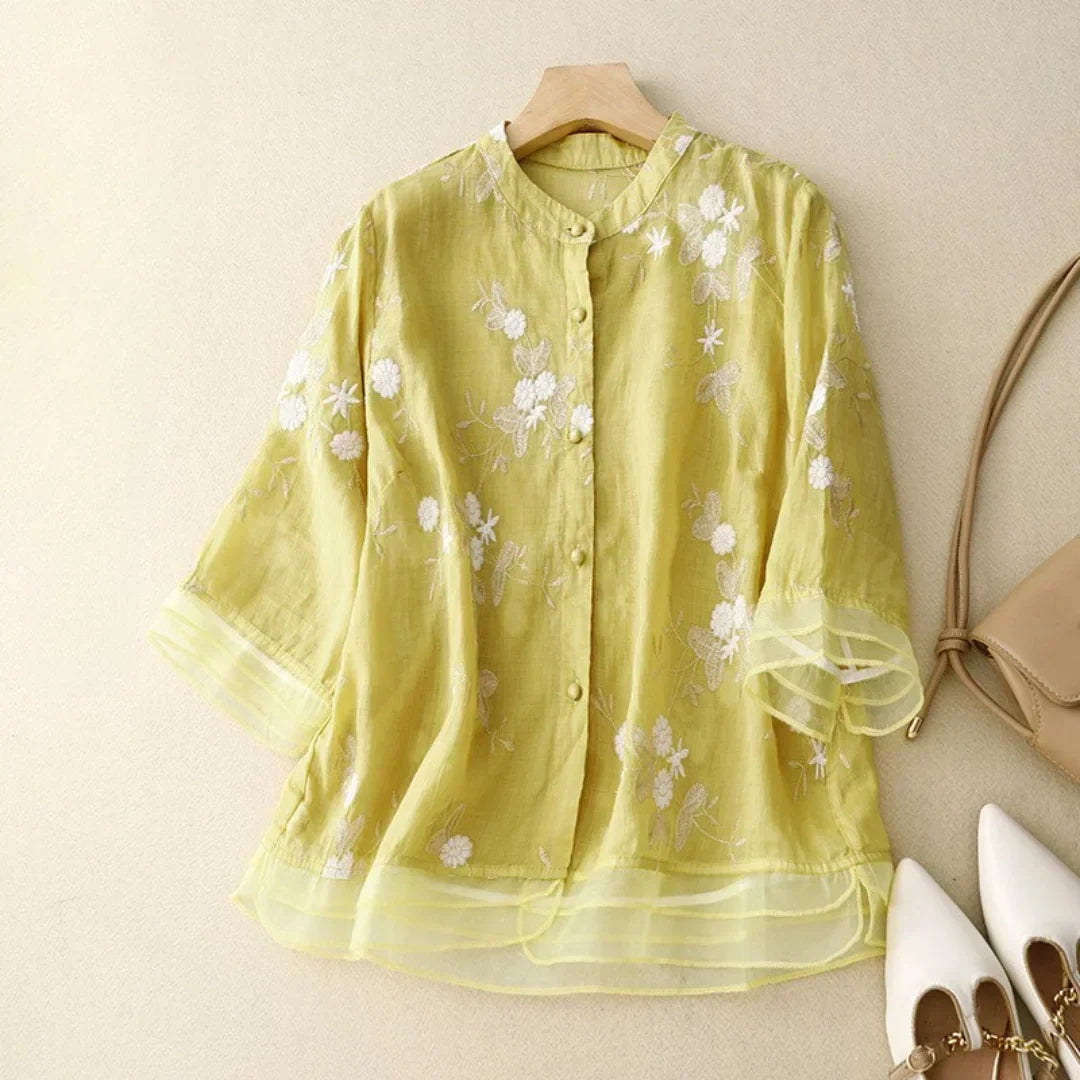 Dames Blouse Lichtgewicht Vrouwelijke Pasvorm