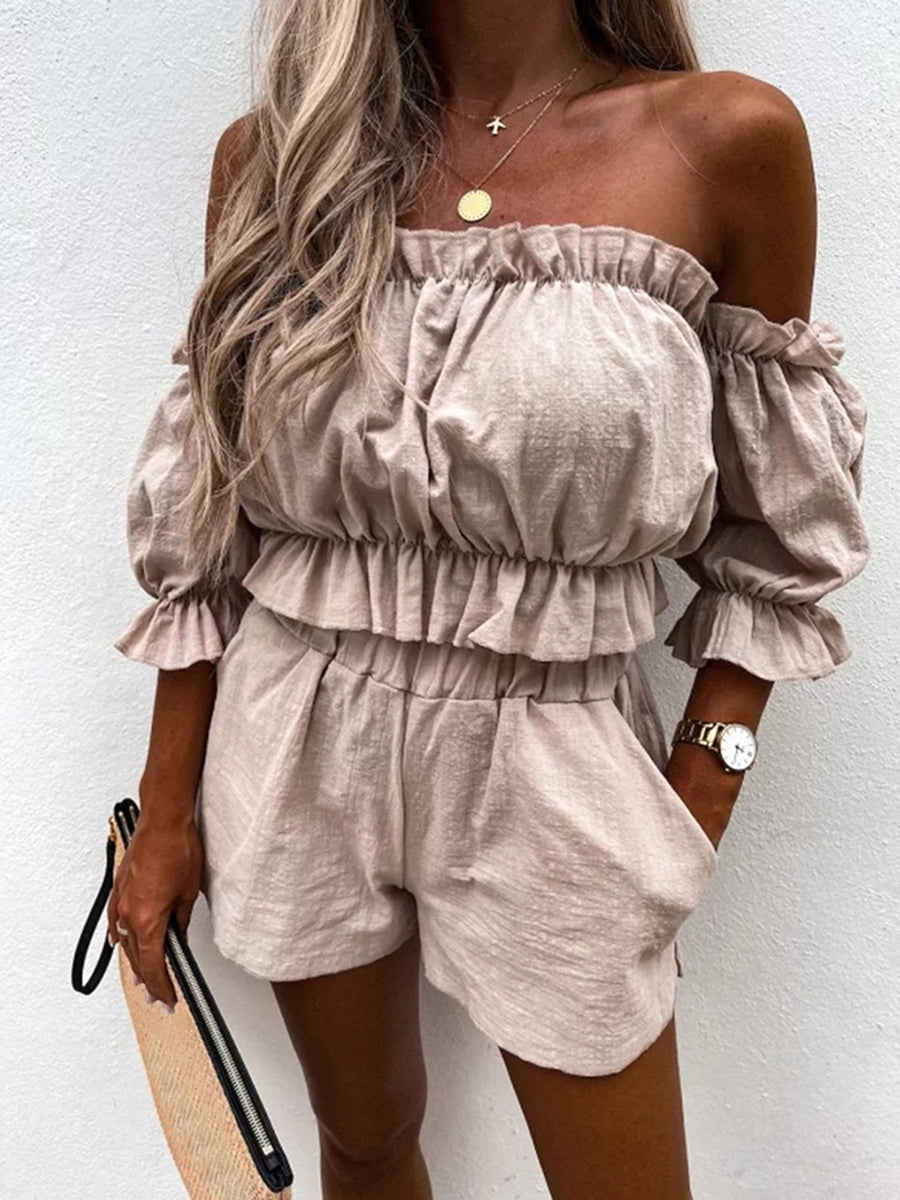 Rooze Off-shoulder Jurk Set Tweedelig - StudioMarella