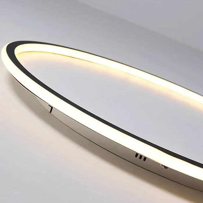 Ronde Plafondlamp Scandinavisch Design Goud Zwart Wit 20-50cm LED Dimbaar Metaal Glas Woonkamer Slaapkamer Eetkamer