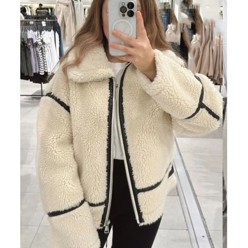 Dames Fleece Jas Warm en Comfortabel