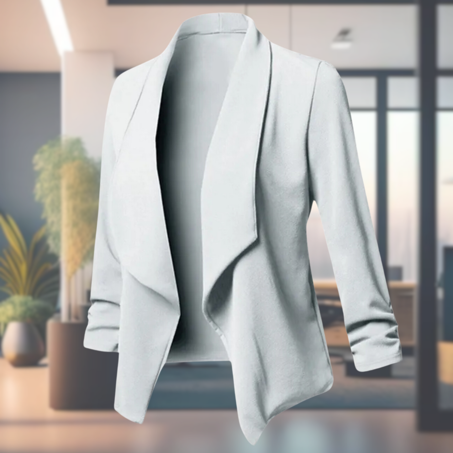 Damesblazer Lange Mouwen Lichtgewicht Elegant