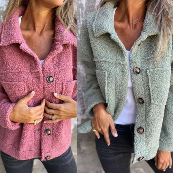 Korte Teddyjas Warm en Stijlvol voor Winter