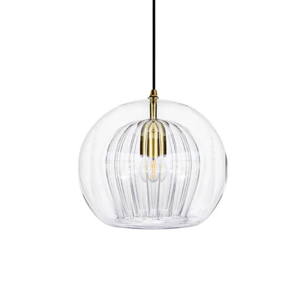 Hira glazen hanglamp E14 transparant keukeneiland eettafel moderne verlichting design lamp bar keuken verlichting