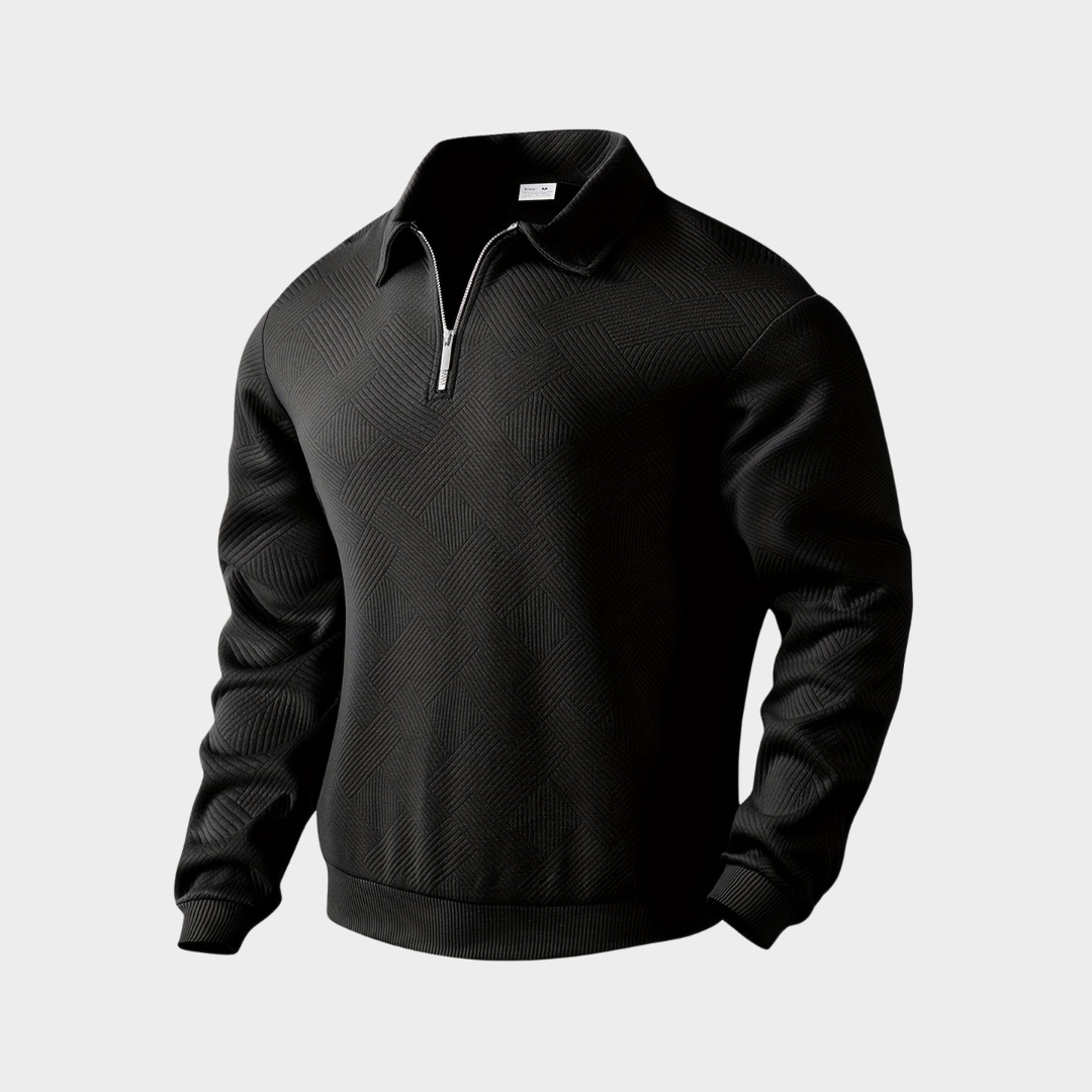 Premium Quarter Zip Trui voor Heren