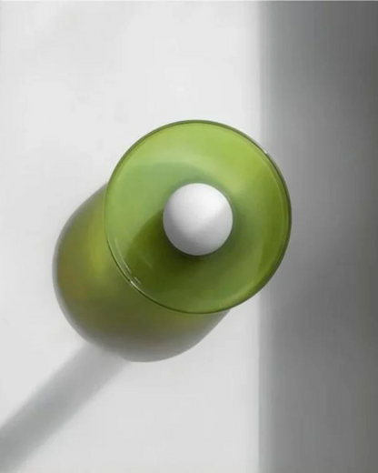 Moderne ronde plafondlamp van glas en ijzer – minimalistische designlamp voor woonkamer en slaapkamer met warme lichtkleur