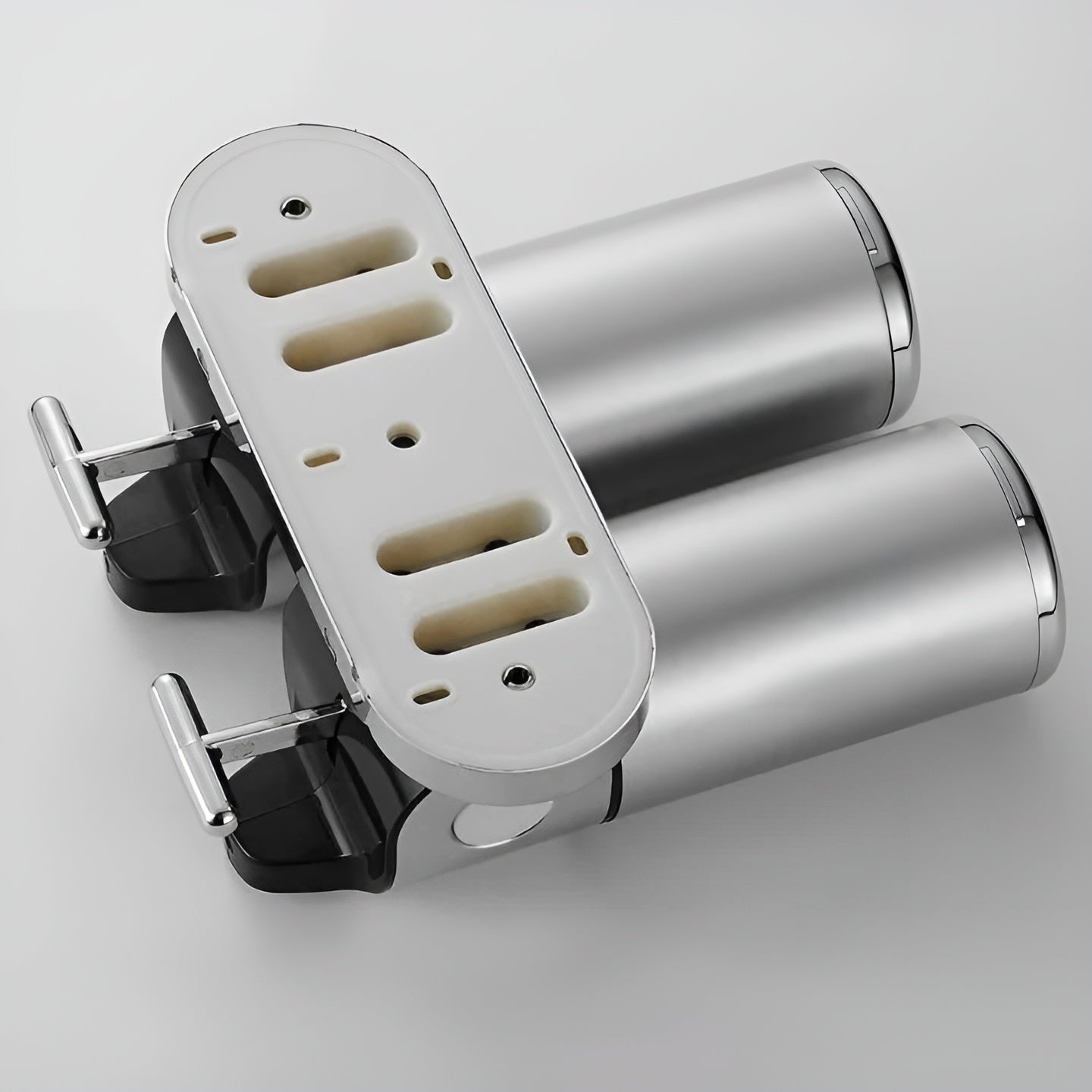 Wandzeepdispenser 500ml Wandmontage RVS Chroom Badkamer Keuken Enkel Dubbel Drievoudig Vloeibare Zeep