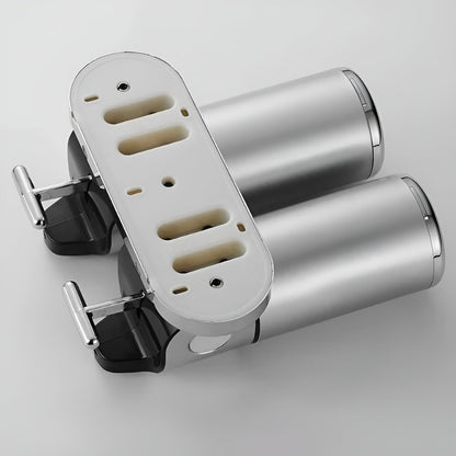 Wandzeepdispenser 500ml Wandmontage RVS Chroom Badkamer Keuken Enkel Dubbel Drievoudig Vloeibare Zeep