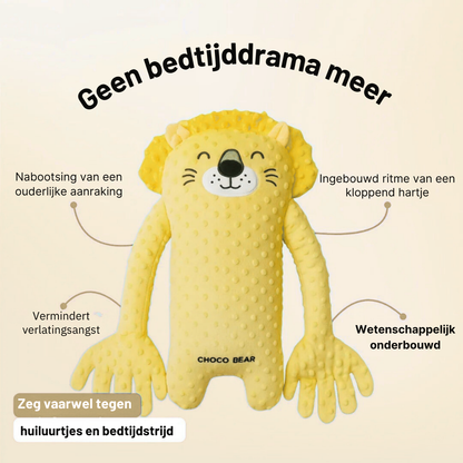 Sansoti | Slaapknuffel met zachte klopbeweging voor baby’s – rustgevend en veilig