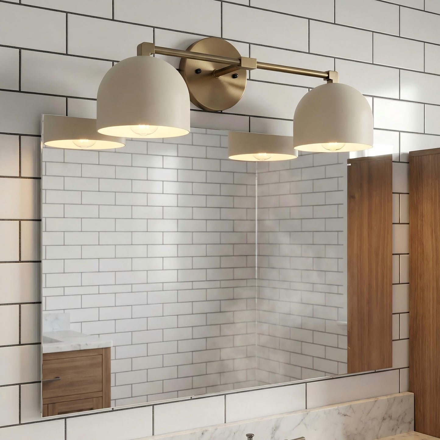 Wandlamp Koepelscherm Mid-Century Retro Design Badkamer Gang