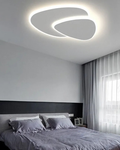 Plafondlamp Asymmetrisch Ontwerp LED Verlichting Warm Licht Modern Interieur Woonkamer Slaapkamer Eetkamer Minimalistische Designlamp
