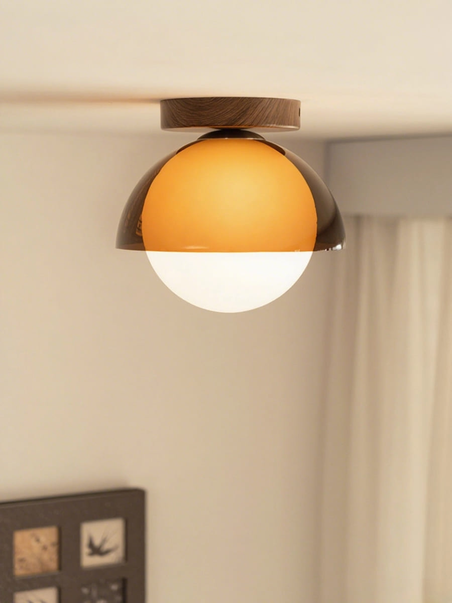 Vintage Plafondlamp met Zonsondergangstinten voor Gang en Entree – Moderne Sfeerverlichting