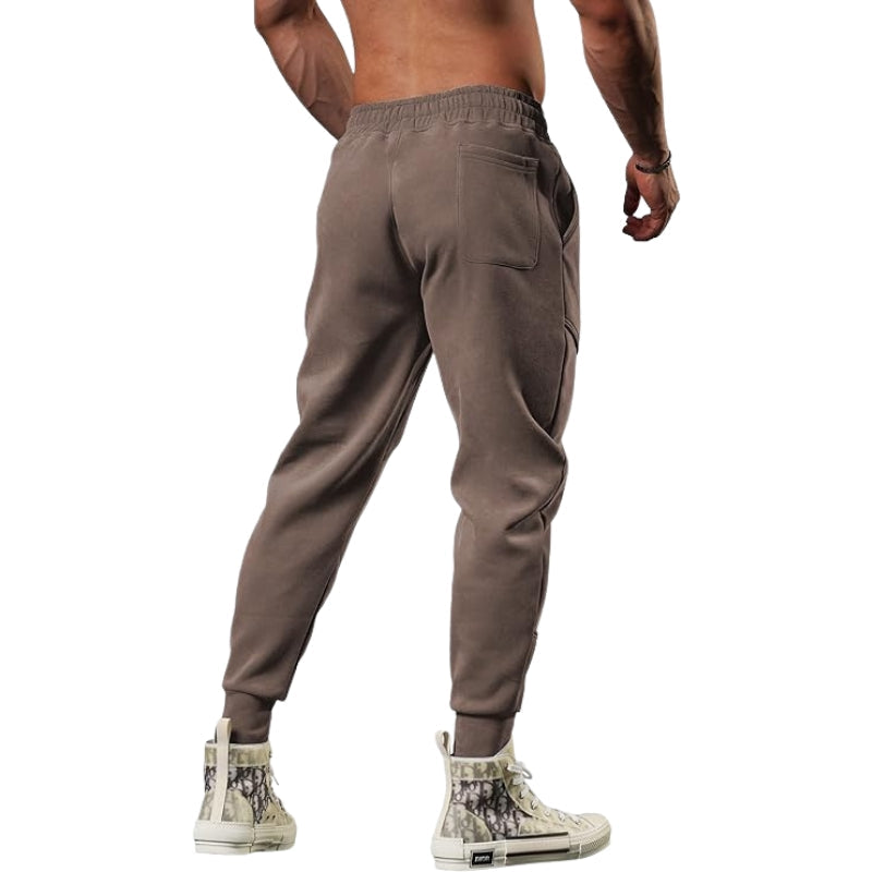 Lichtgewicht Joggingbroek Heren Fleece Cargo Stijl