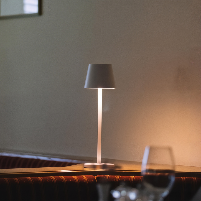 Draadloze Tafellamp met Dimbare LED-verlichting en Oplaadbare Accu | Waterdicht voor Binnen en Buiten