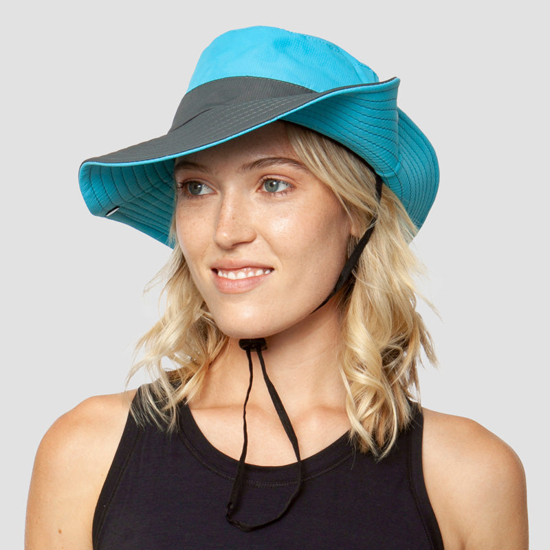 Opvouwbare UV-Beschermende Zonnehoed Verstelbaar Ademend Polyester Dames Zomerhoed Paardenstaartopening Reizen Strand Outdoor