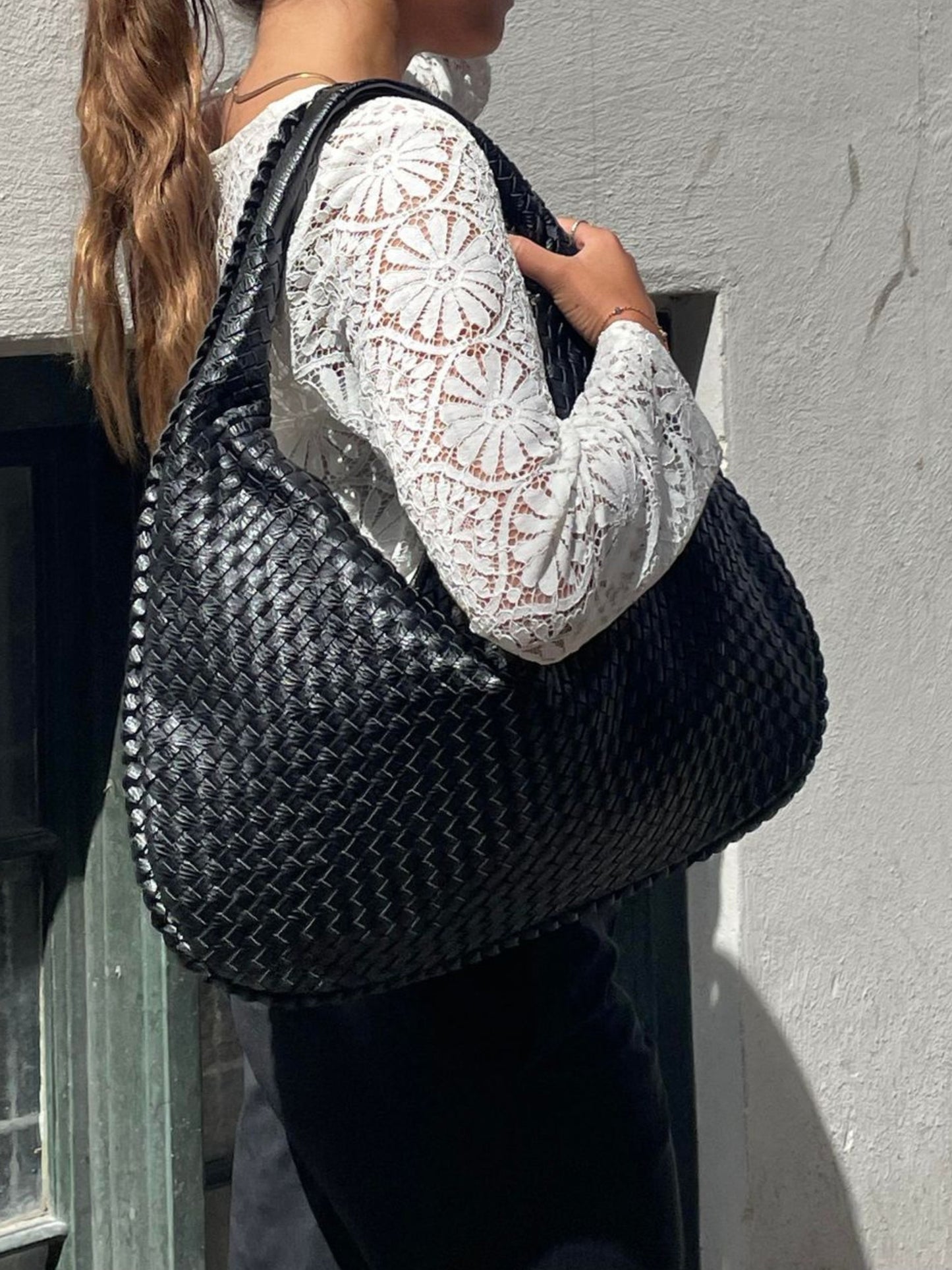 Luxe Schoudertas Grote Capaciteit Leer Look