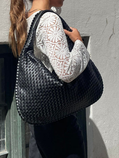 Luxe Schoudertas Grote Capaciteit Leer Look
