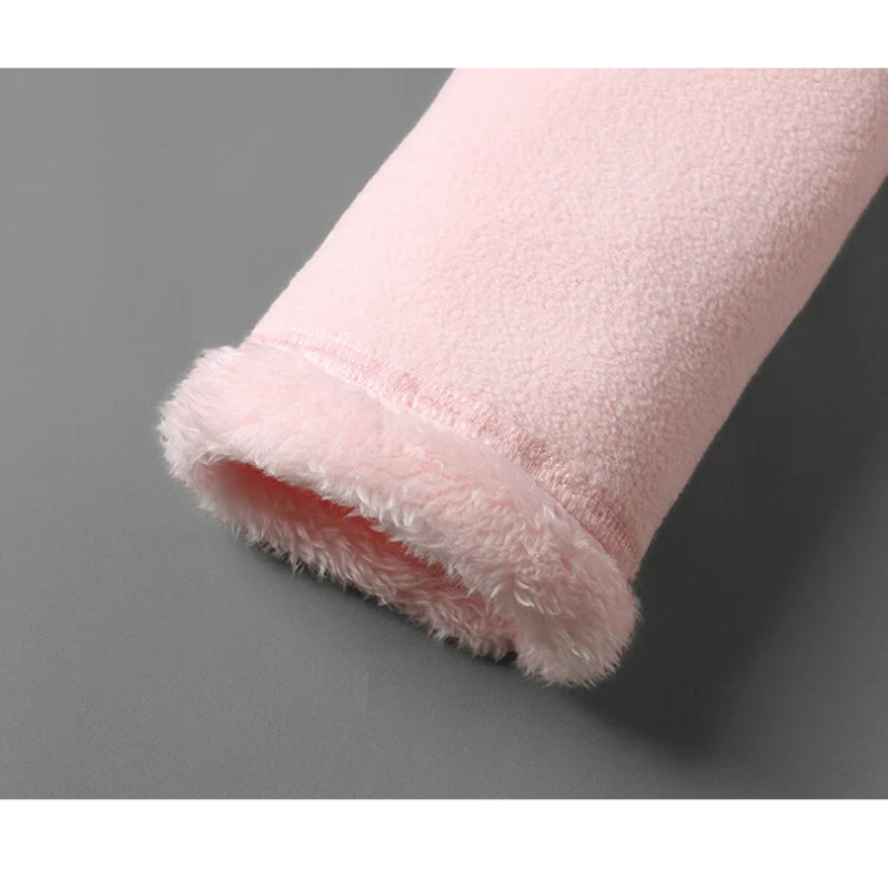 Fleece Vest Warm met Lange Mouwen en Ritszakken