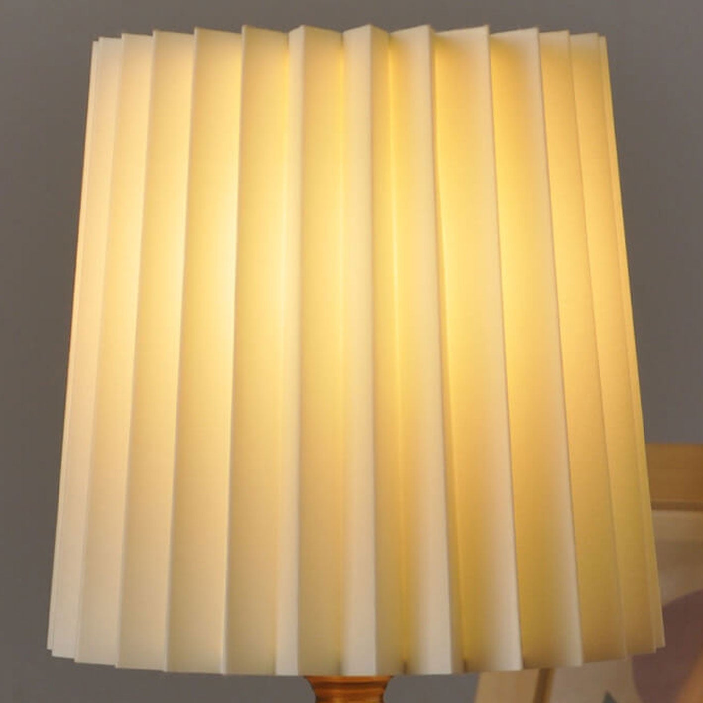 Tafellamp Geplooide Kap Hout Stof 31cm Slaapkamer Woonkamer Nachtkastlamp Bureaulamp Scandinavisch Japandi Retro USB E26