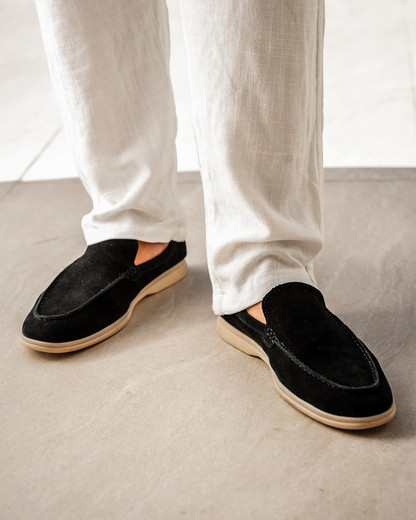Heren Suède Loafers Luxe Stijl Leer Schoenen
