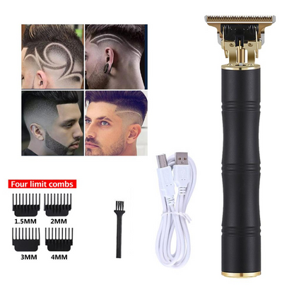 Elektrische Tondeuse met T-Blade voor Professionele Hairstyling en Baardverzorging