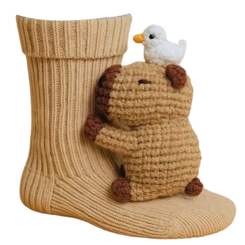 Knuffel Sokken met Dieren Design – Zachte Hugsokken voor Warmte en Comfort