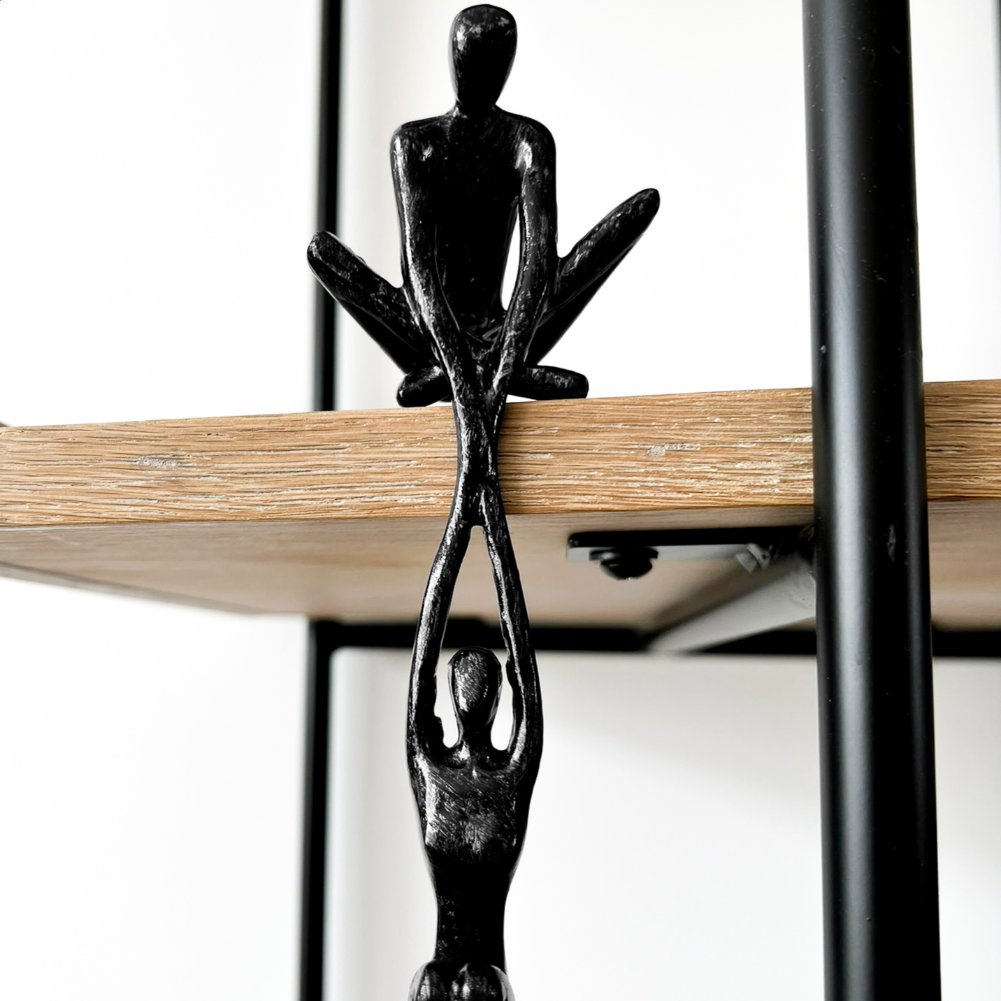 Sculptuur Eeuwig Duo – Decoratief Beeldhouwwerk van Twee Verbonden Figuren