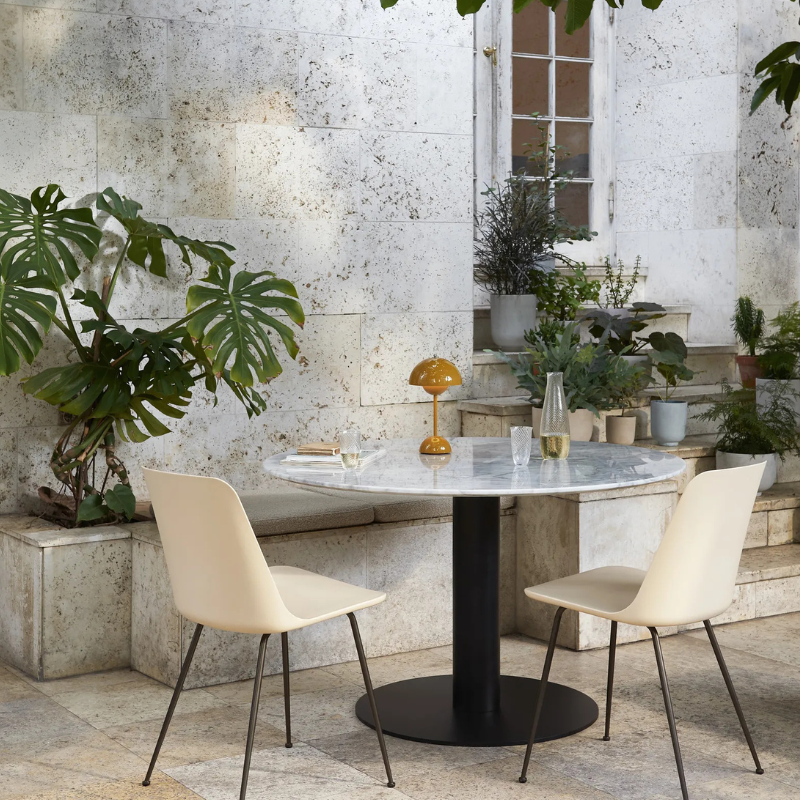 Designer Bloem Tafellamp Metaal met Dimfunctie Scandinavisch Stijl