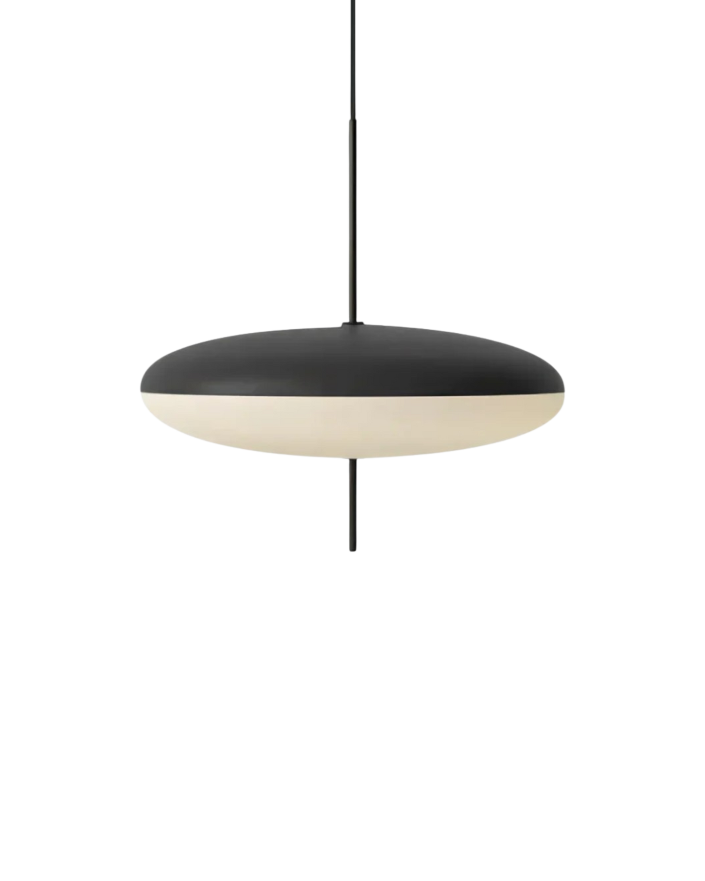 Moderne Hanglamp Met Zwevend Design In Acryl En Metaal Met Warme Diffuse Verlichting
