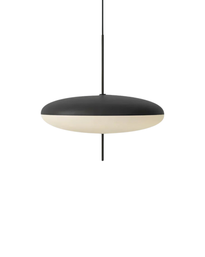 Moderne Hanglamp Met Zwevend Design In Acryl En Metaal Met Warme Diffuse Verlichting