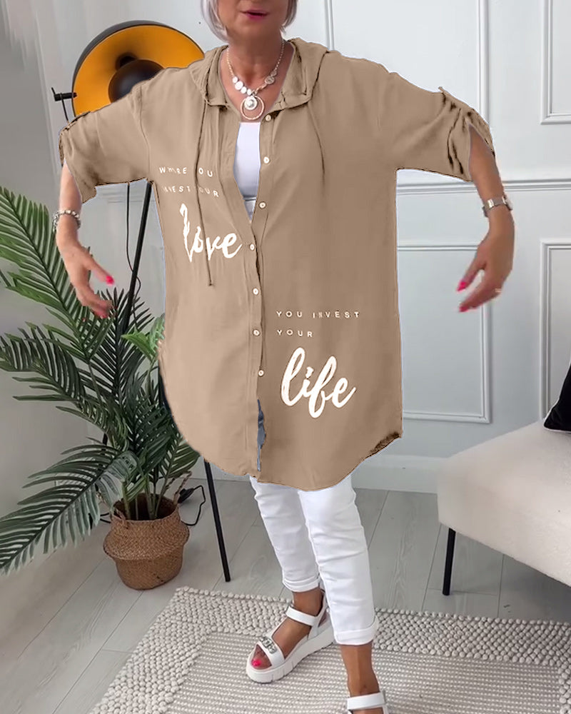 Olivia | Zachte Sweatshirt Met Capuchon Love Life
