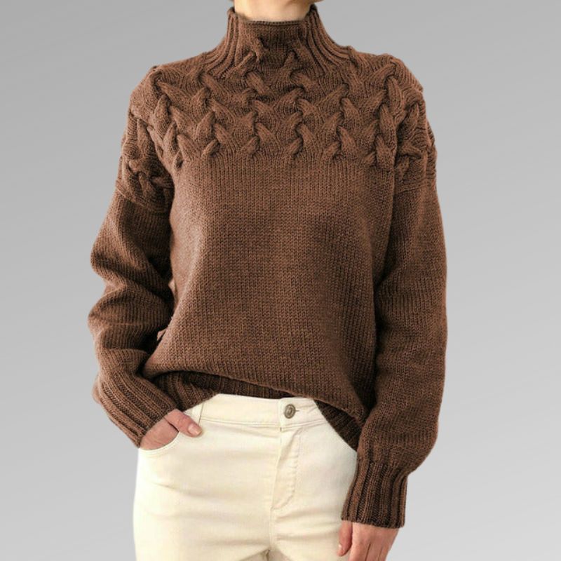Dames Trui Warm Elegante Klassieke Coltrui