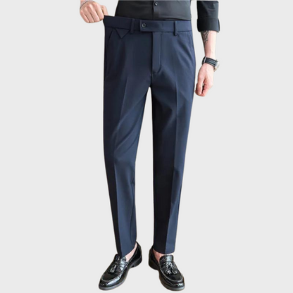 Heren Broeken Slim Fit Donker Formaliteit