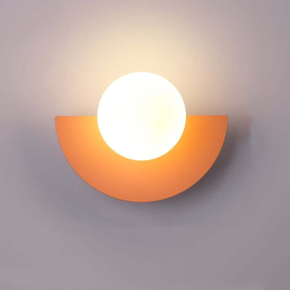 Wandlamp – Moderne Wandverlichting met Kleurrijke Kap – Scandinavisch Design – Woonkamer Slaapkamer Gang