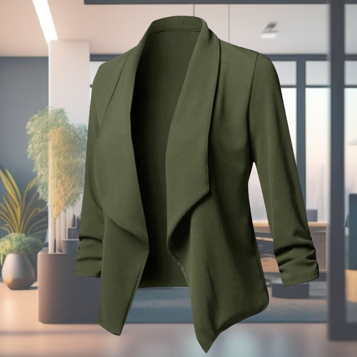 Damesblazer Lange Mouwen Lichtgewicht Elegante Stijl