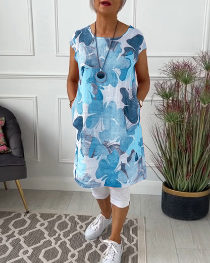 Bloemen Jurk Lange Mouw Elisa