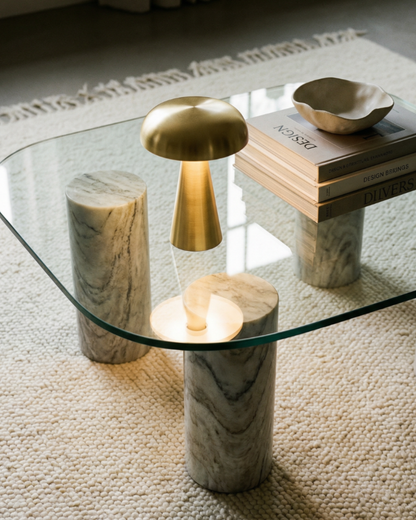 Draadloze Sculptuurlamp Acryl Dimbaar Touch Konus Vorm Decoratief Sfeerlicht Minimalistische Tafelverlichting Nachtlampje Woonkamer Slaapkamer