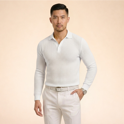 Polosweater Mannen Comfortabel en Modern