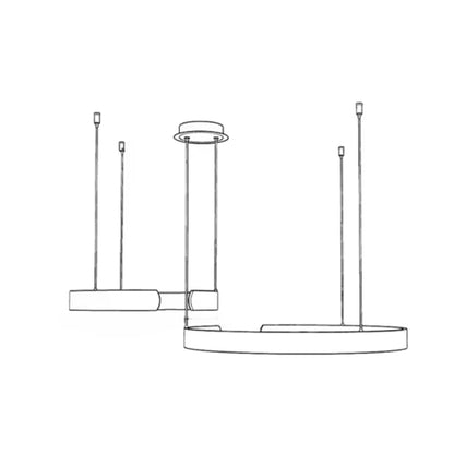 Ronde LED Hanglamp Meerdere Maten Eettafel Woonkamer Design Ringlamp Modern