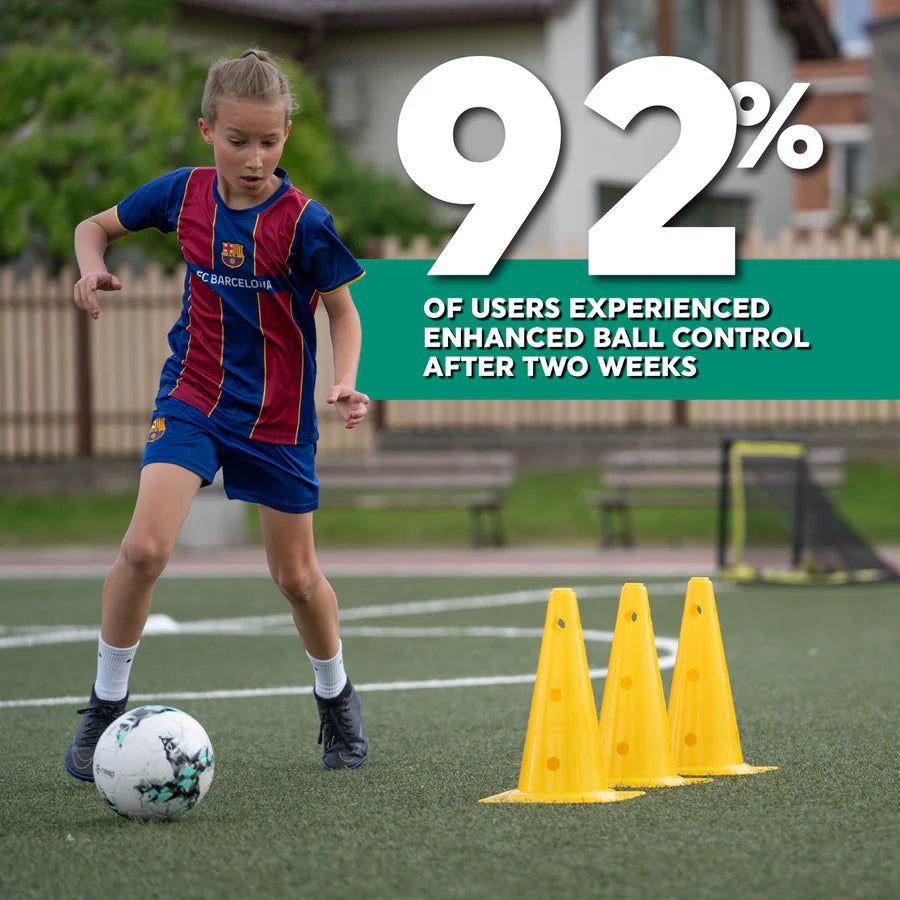 Voetbal Trainingsmat met Videotraining en Antislip Sokken voor Kinderen
