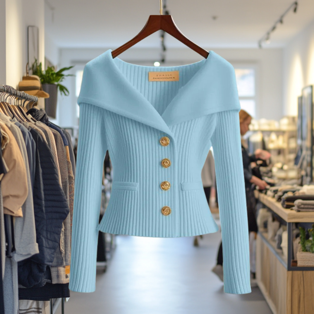 Dames Gebreid Vest Stijl